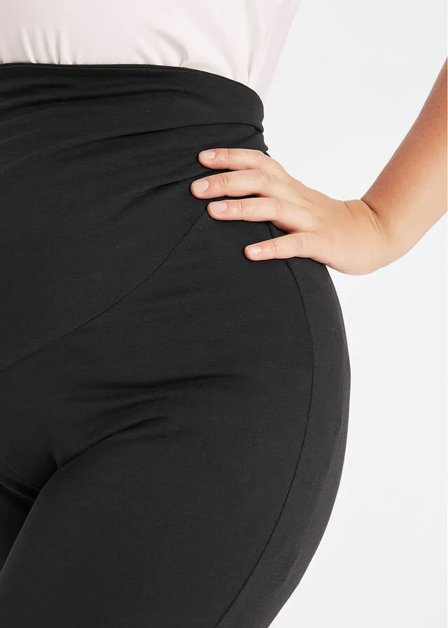 LEGGINGS PREMAMá EN LONGITUD CAPRI (2 UNIDADES) NEGRONEGRO